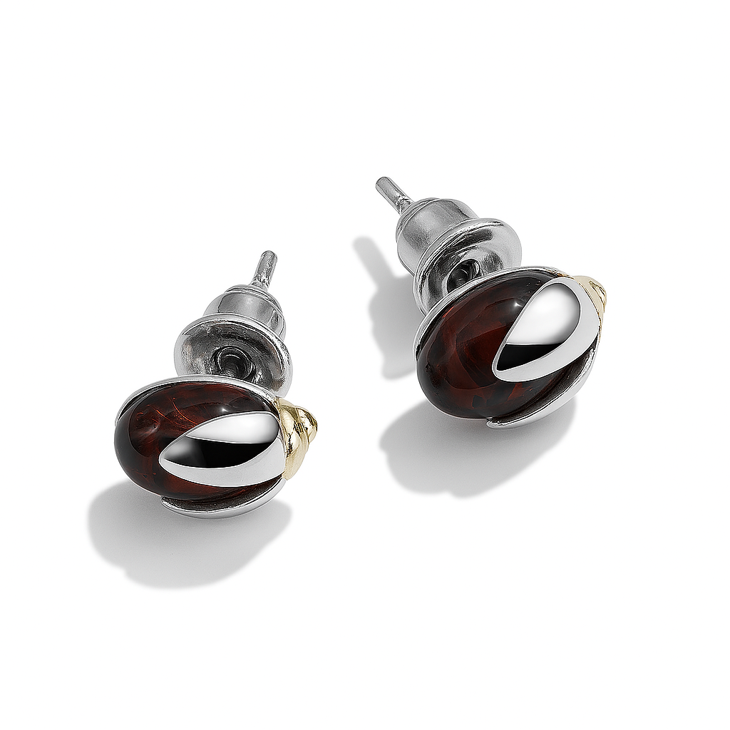 Stud Earrings “Scarab”