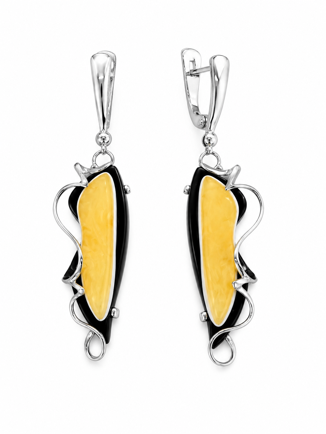Bagheera Collection – Natural Baltic Amber Jewelry Set