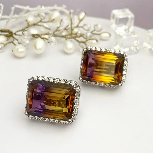 עגילים עם נצנוץ