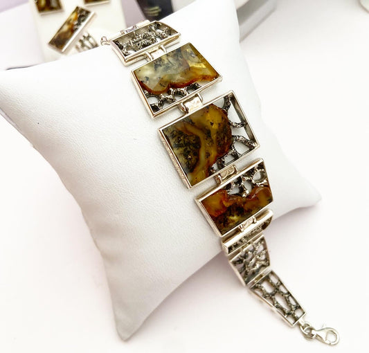 צמיד ענבר מקולקציית "מודרן"