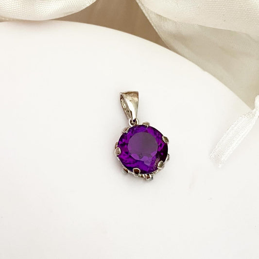 Подвеска аметистовая «Классика»