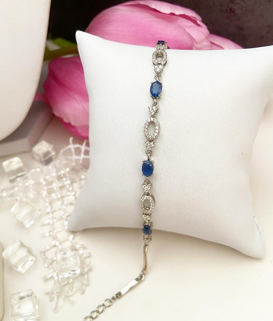 Сапфировый браслет «Роскошь»