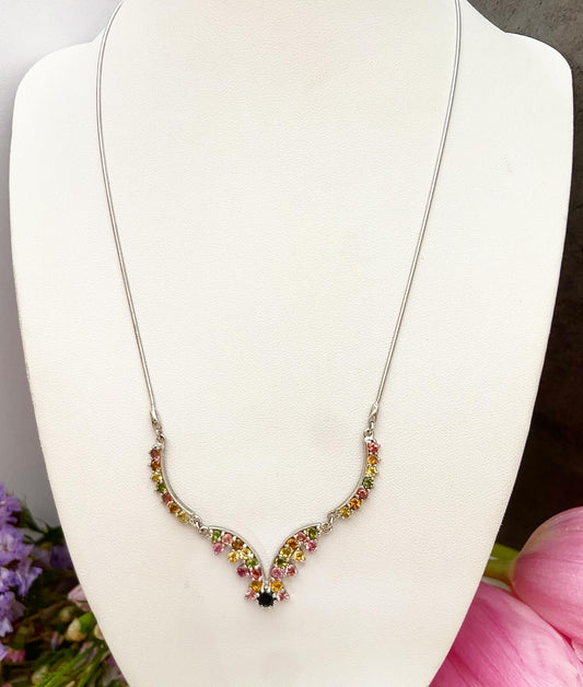 Gemstone Necklace “Scatter”