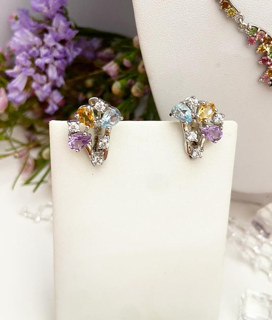 Gemstone Earrings “Scatter”