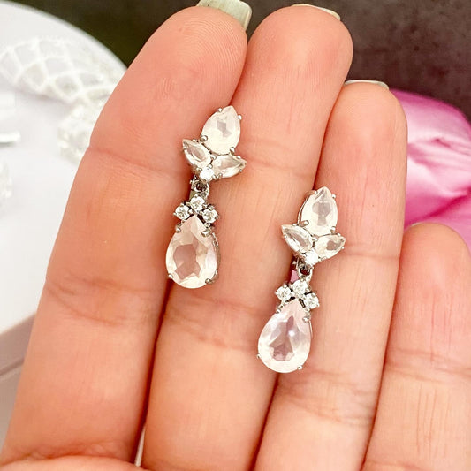 Rose Quartz Earrings “Tenderness”