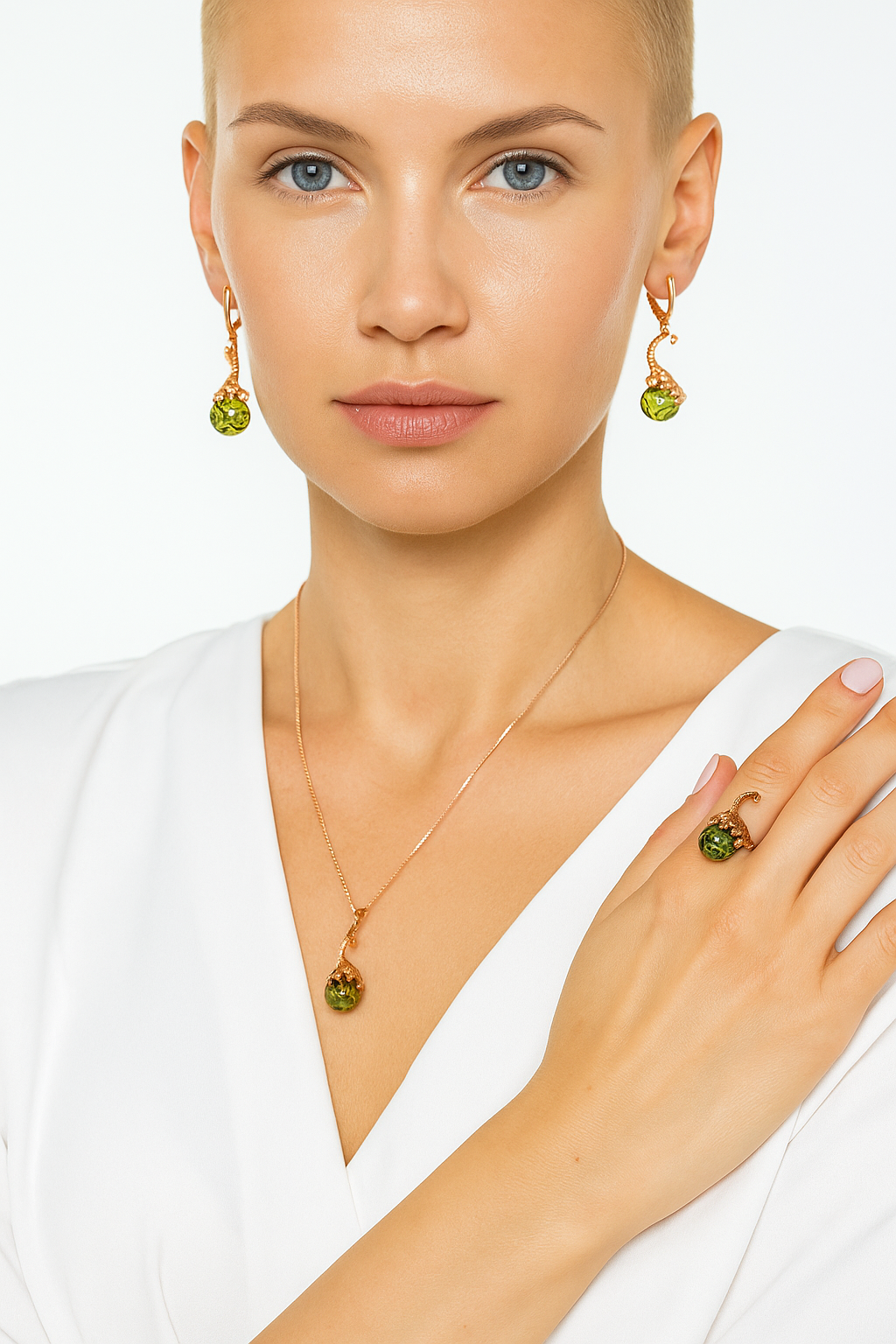 Scorpio Amber Earrings