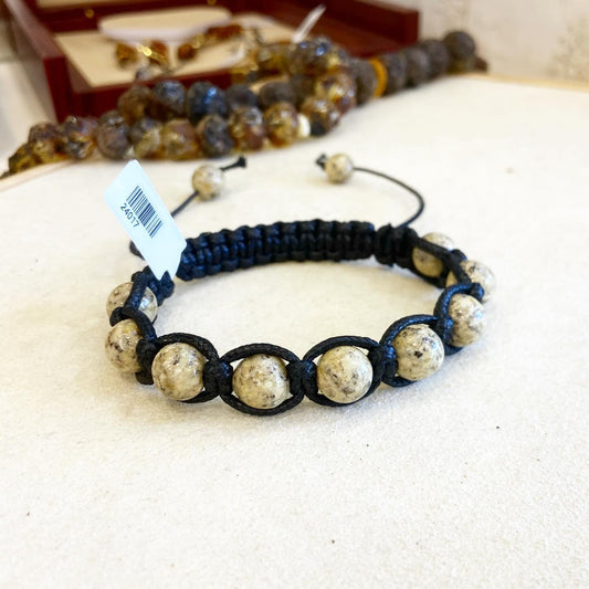 Men's bracelet with amber "Scandinavia"