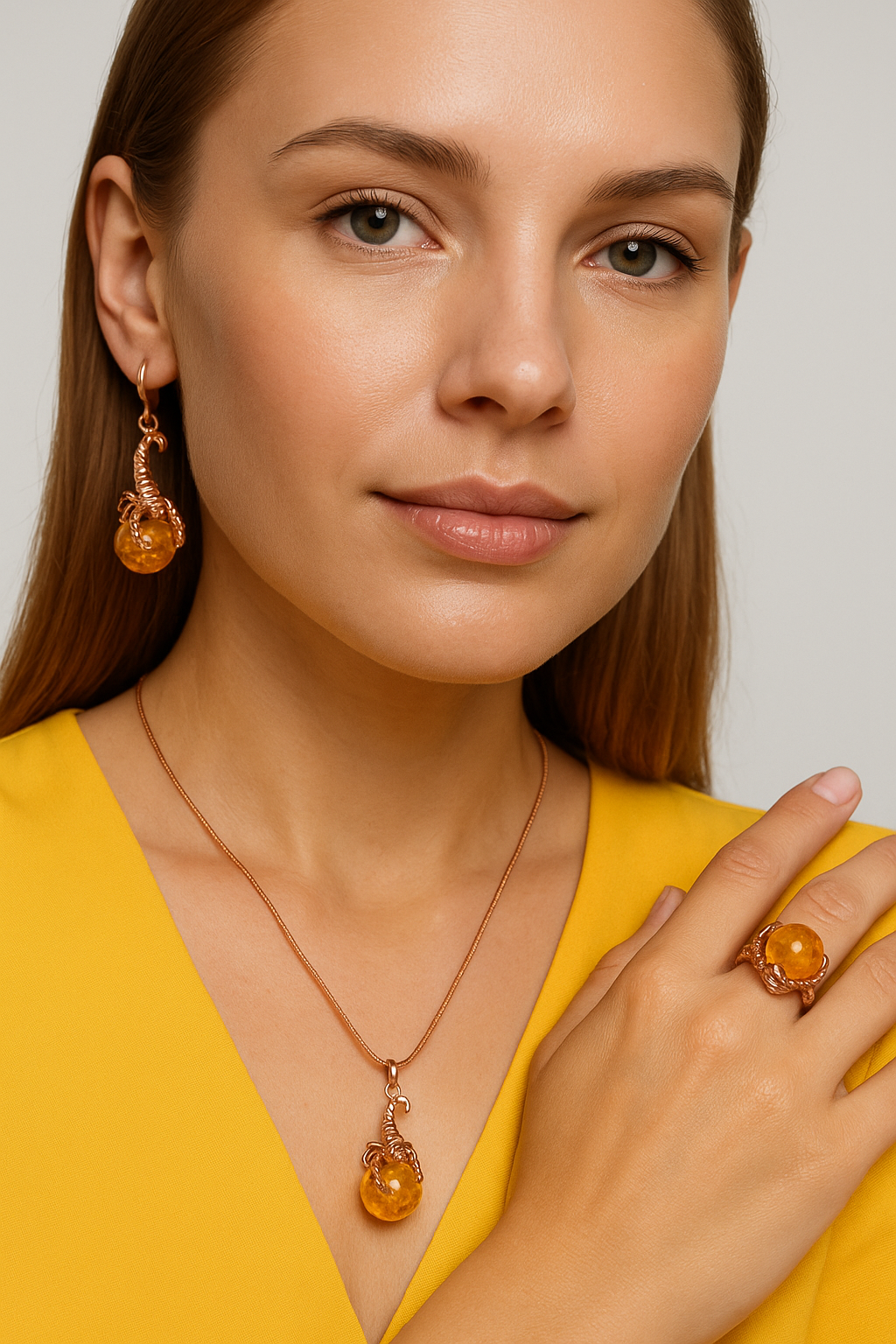 Кольцо Скорпиона — Янтарь