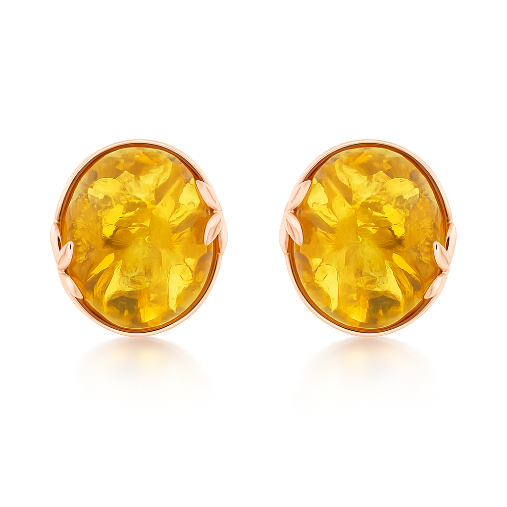 Серьги – «Шепот золотого листа»