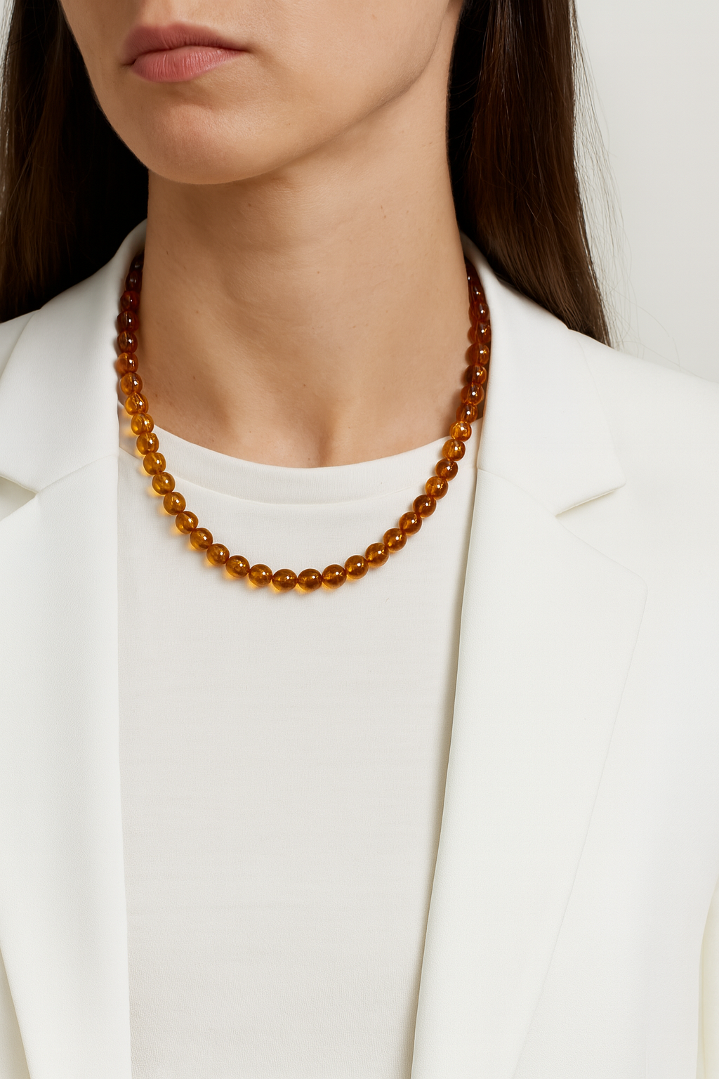 Ожерелье из натурального балтийского янтаря