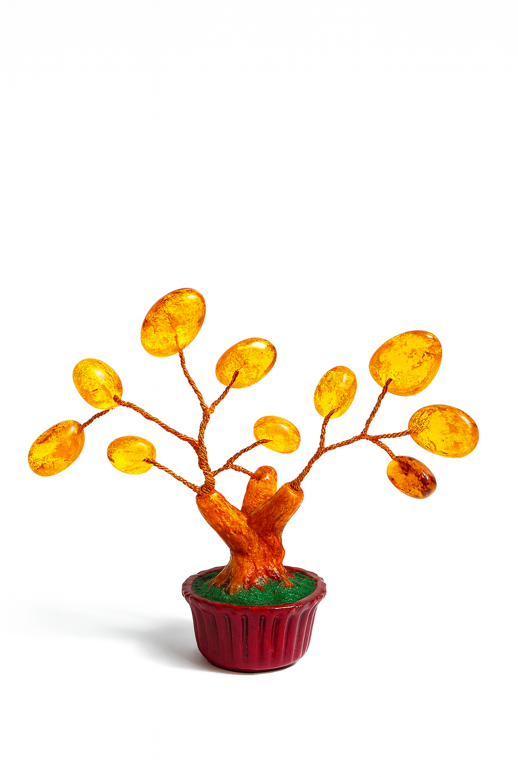 Amber Money Tree – Handmade Natural Baltic Amber Decoration