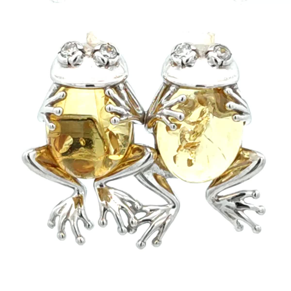 Oval Lemon, Colorless Amber Silver Brooch — DARVIN (Pre-Order)