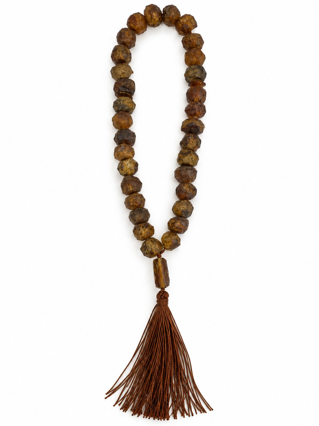 Natural Baltic Amber Prayer Beads – Handmade Amber Rosary