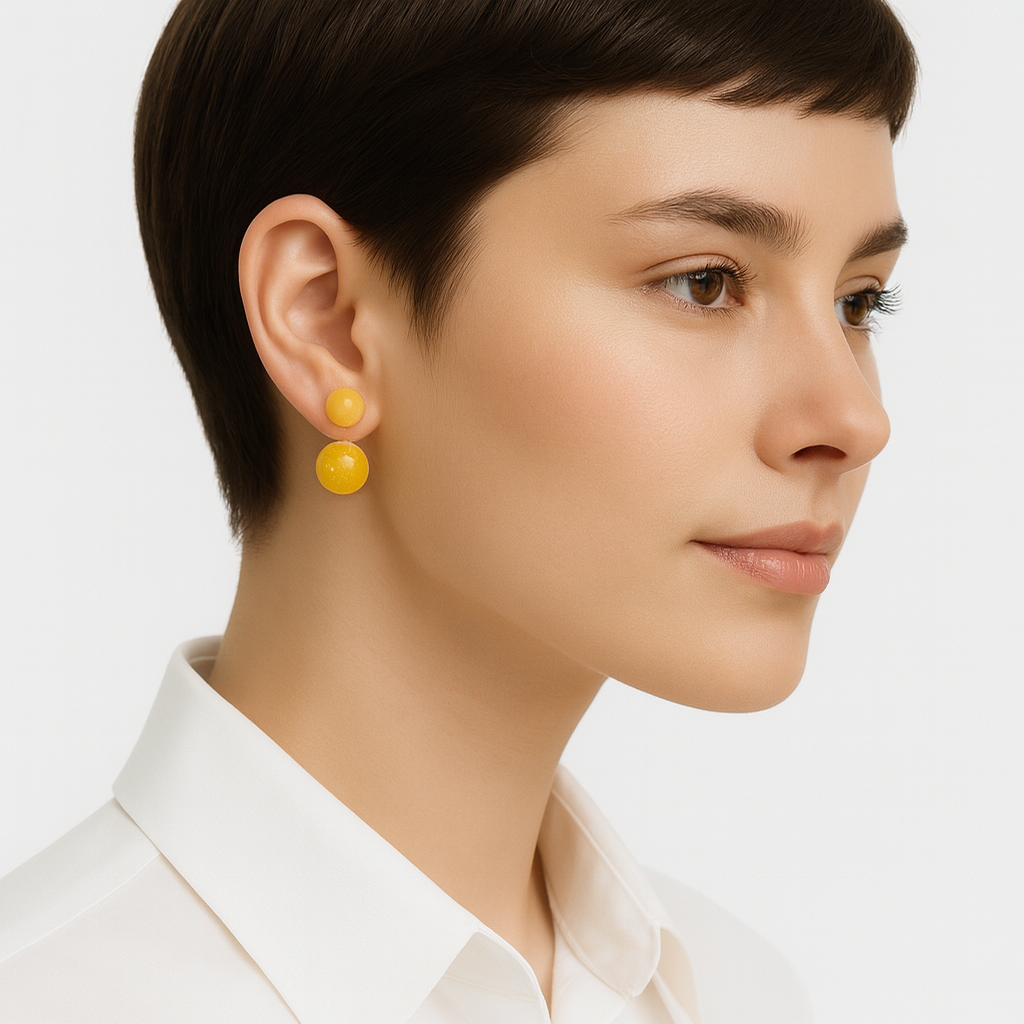 Серьги Amber Duet