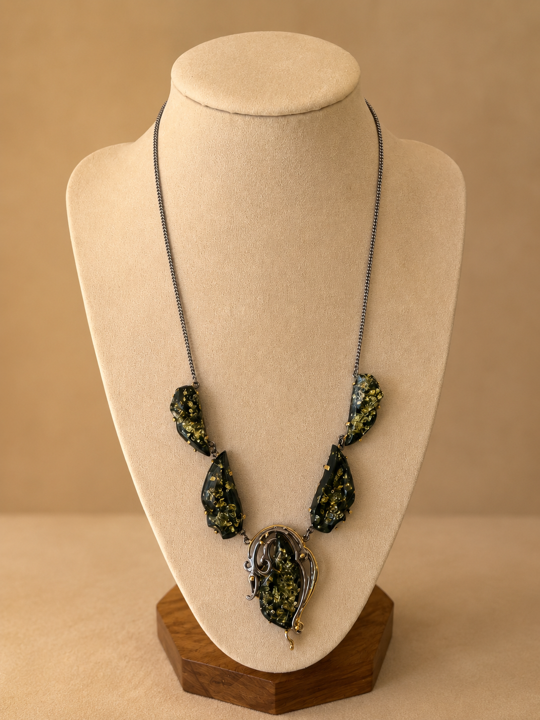 One of a Kind — Handmade Baltic Amber Necklace