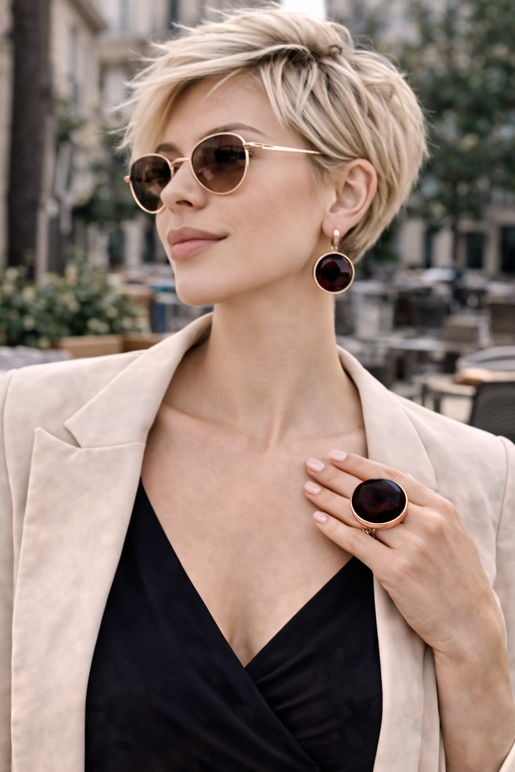 Amber Eclipse Earrings – Baltic Amber | Gold-Plated Silver