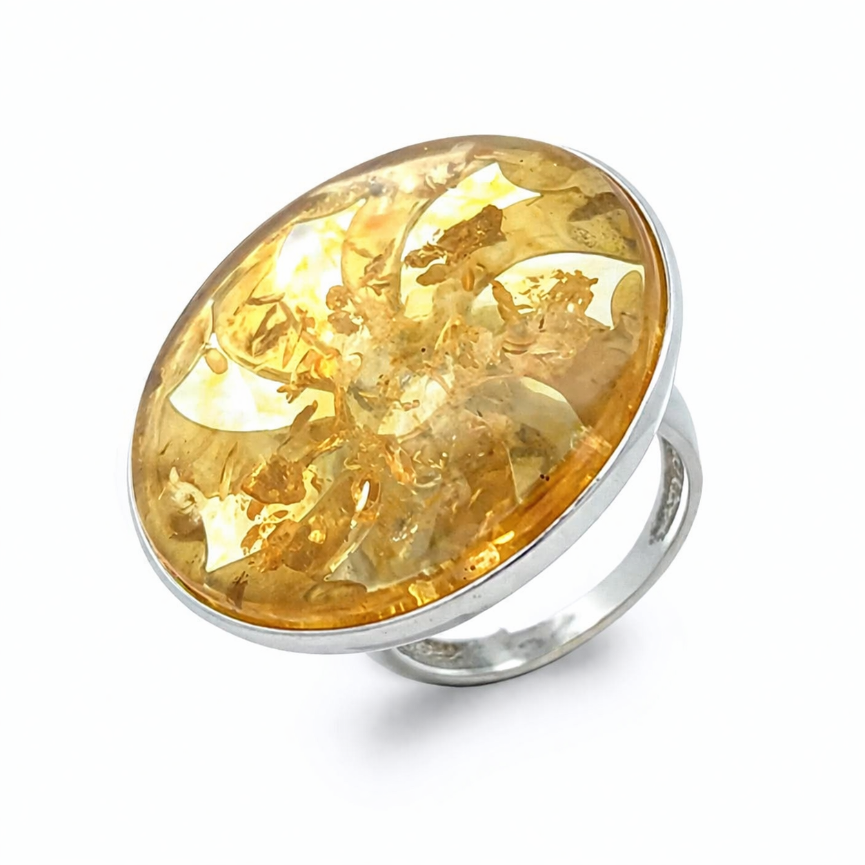 Title Amber Eclipse Set – Baltic Amber Silver