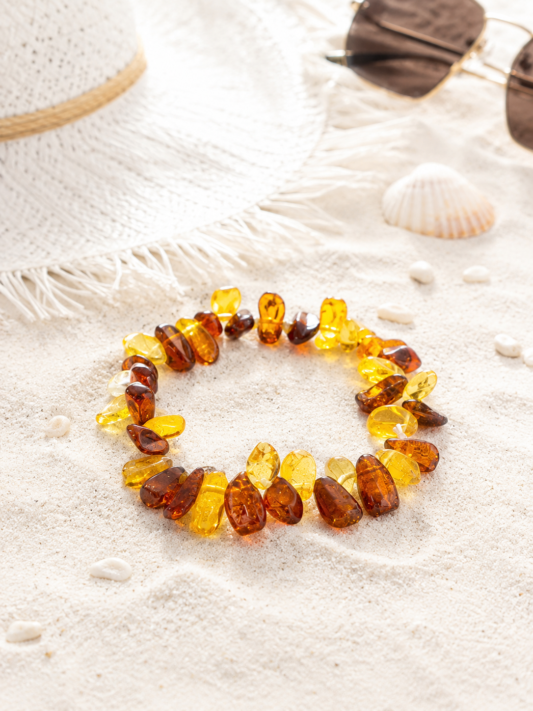 One-of-a-Kind Reversible Baltic Amber Pendant