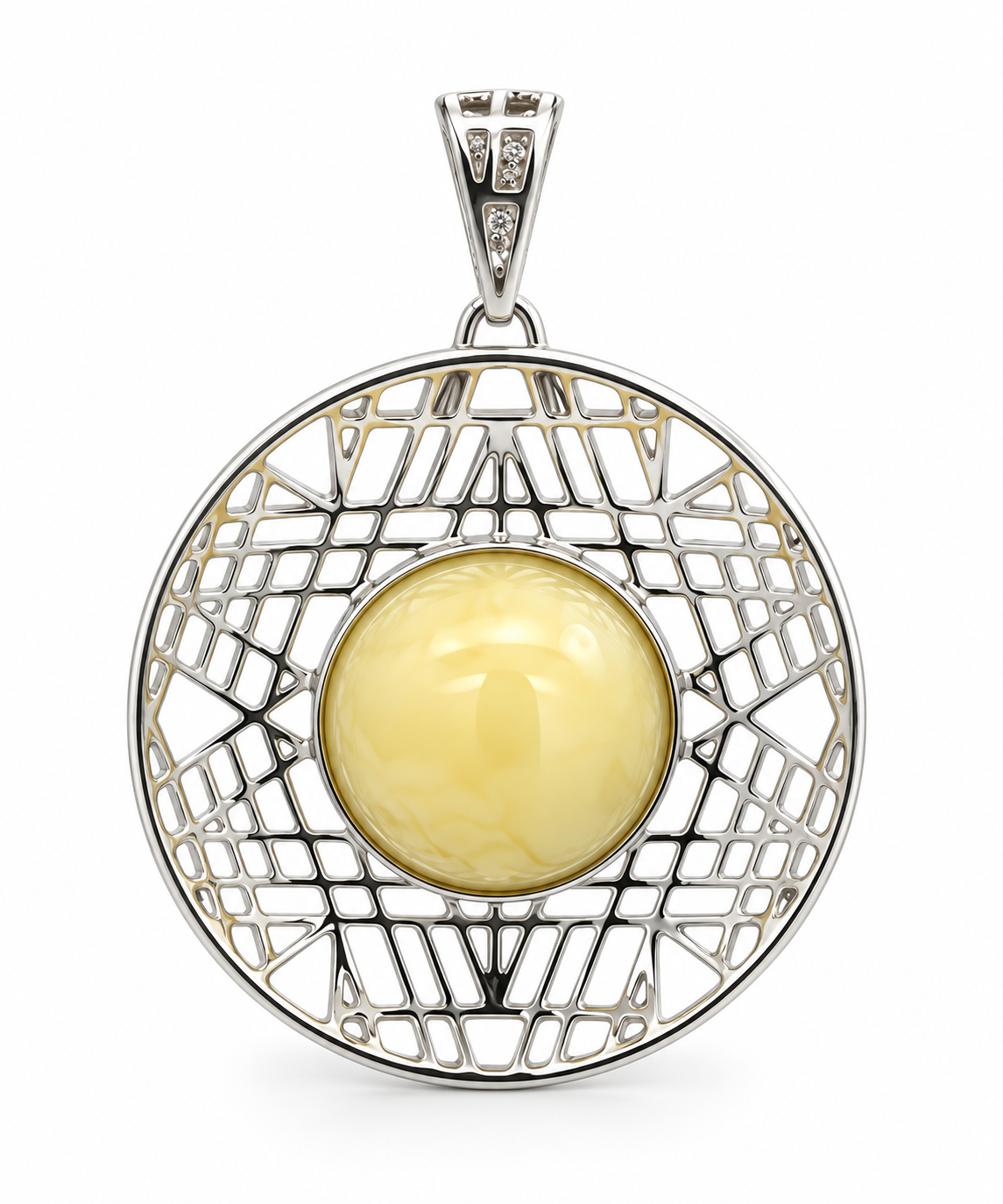 SPHERE — Baltic Amber Pendant