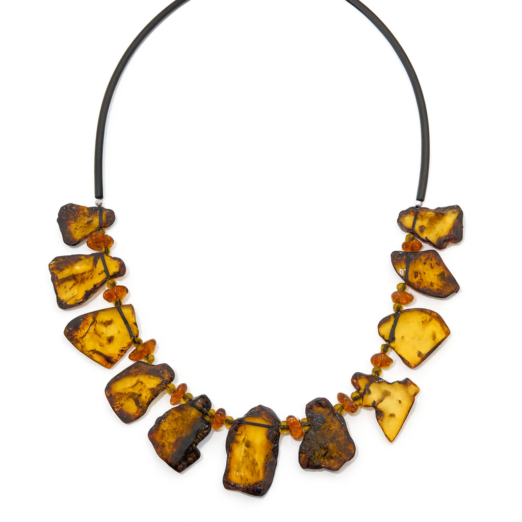 "Wild Amber" – Raw Baltic Amber Necklace