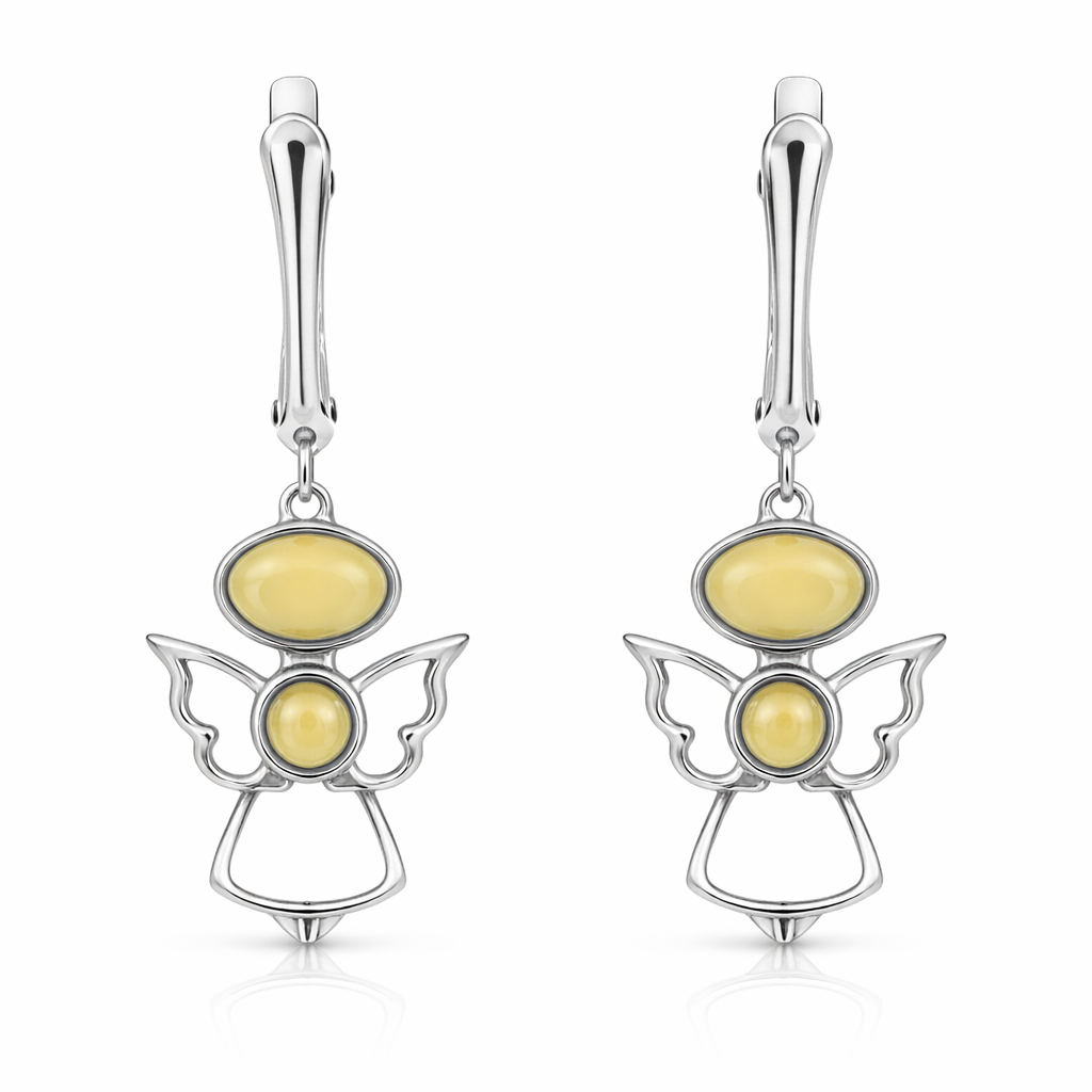 עגילי לחישה של מלאך זהב