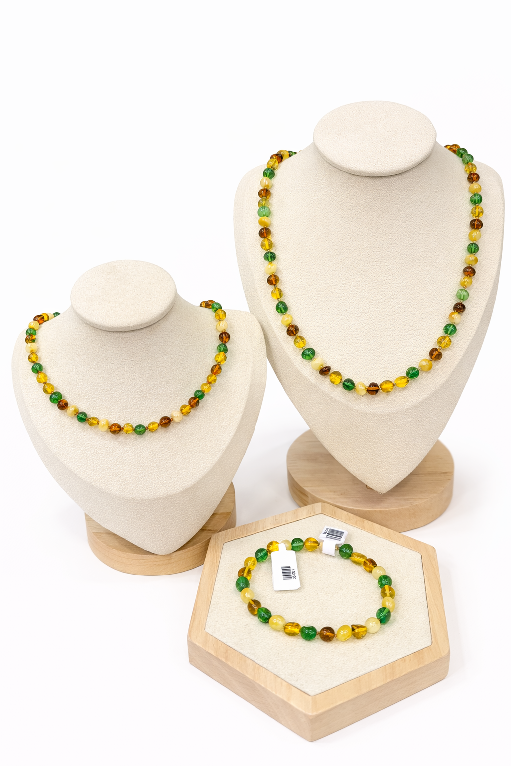 סט שרשראות אם ובת עם ענבר בלטי