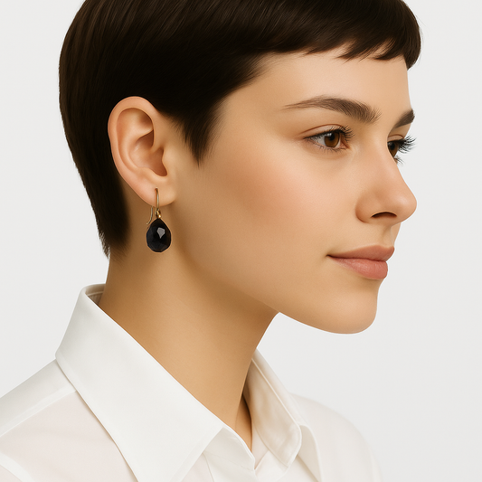 Серьги «Карибская полночь»