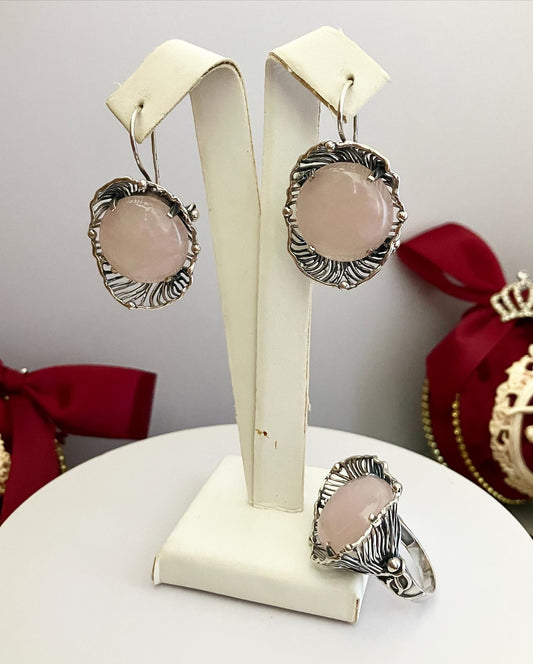 Set - earrings and ring