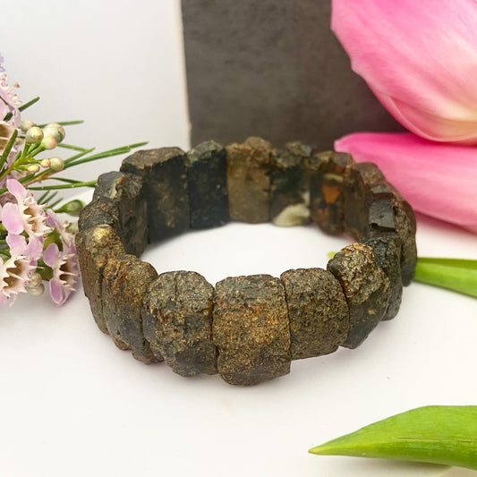 Raw Amber Bracelet “Boho”