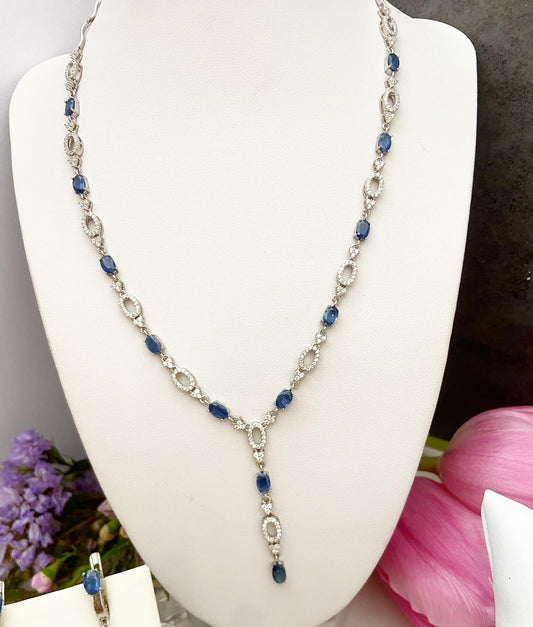 Sapphire Necklace “Luxury”