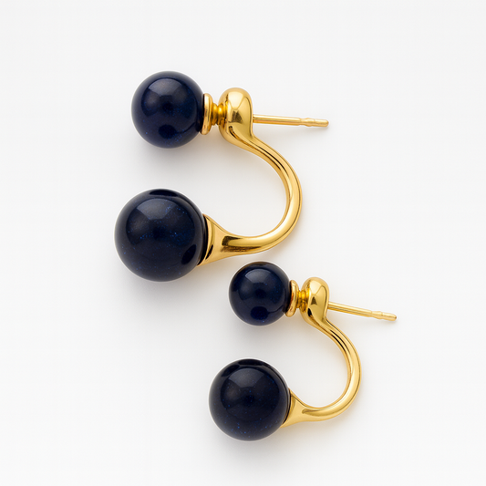 Серьги Amber Duet