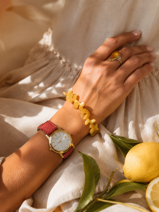 Baltic Amber “Butterflies” Bracelet