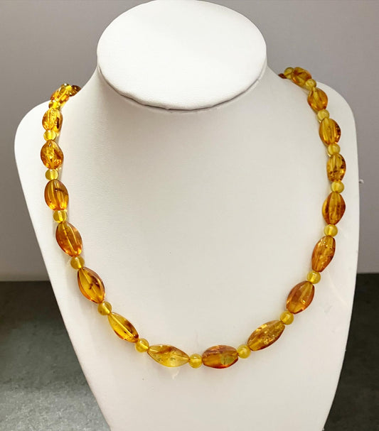 Beads from natural amber "Burma"