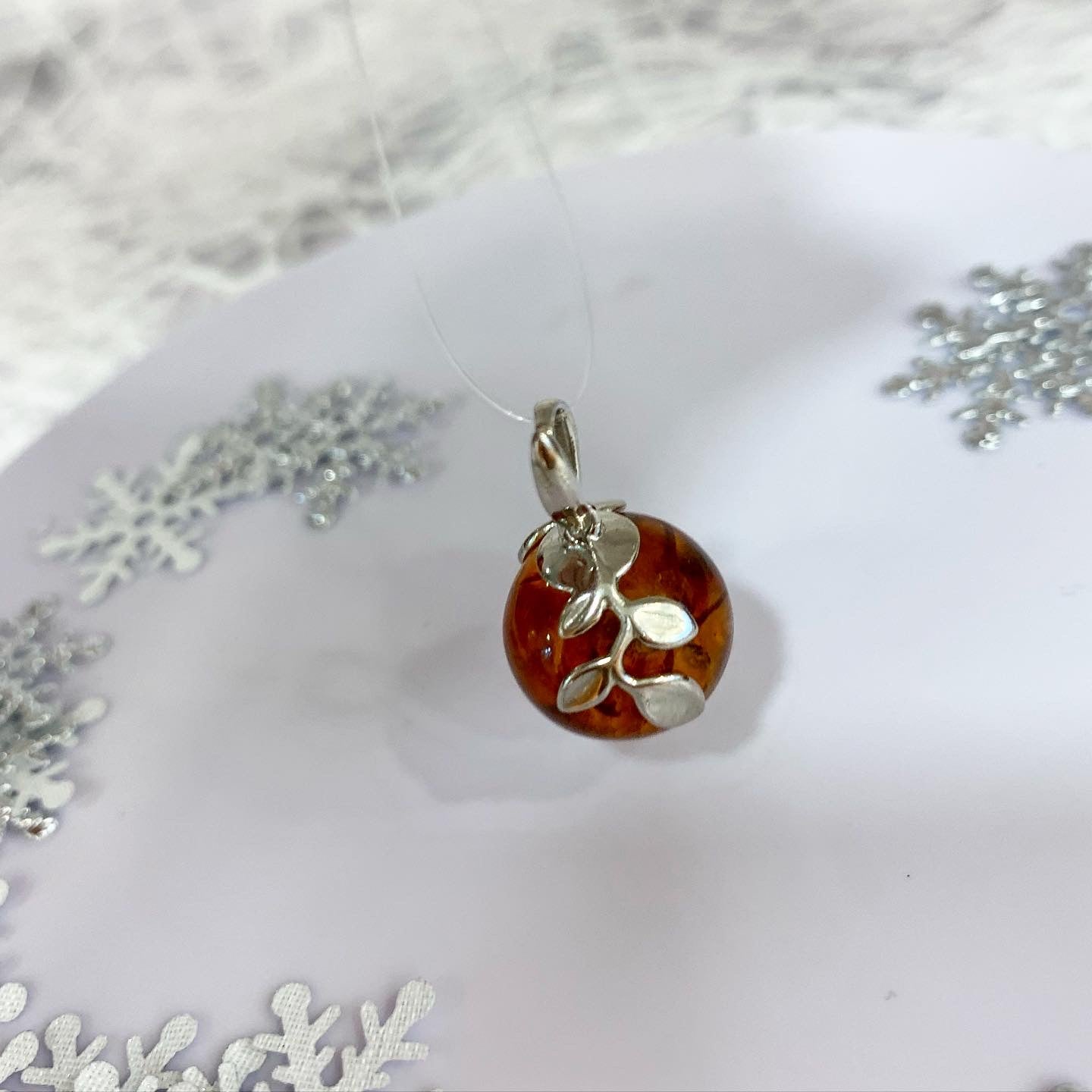 Pendant "Amber Sphere"