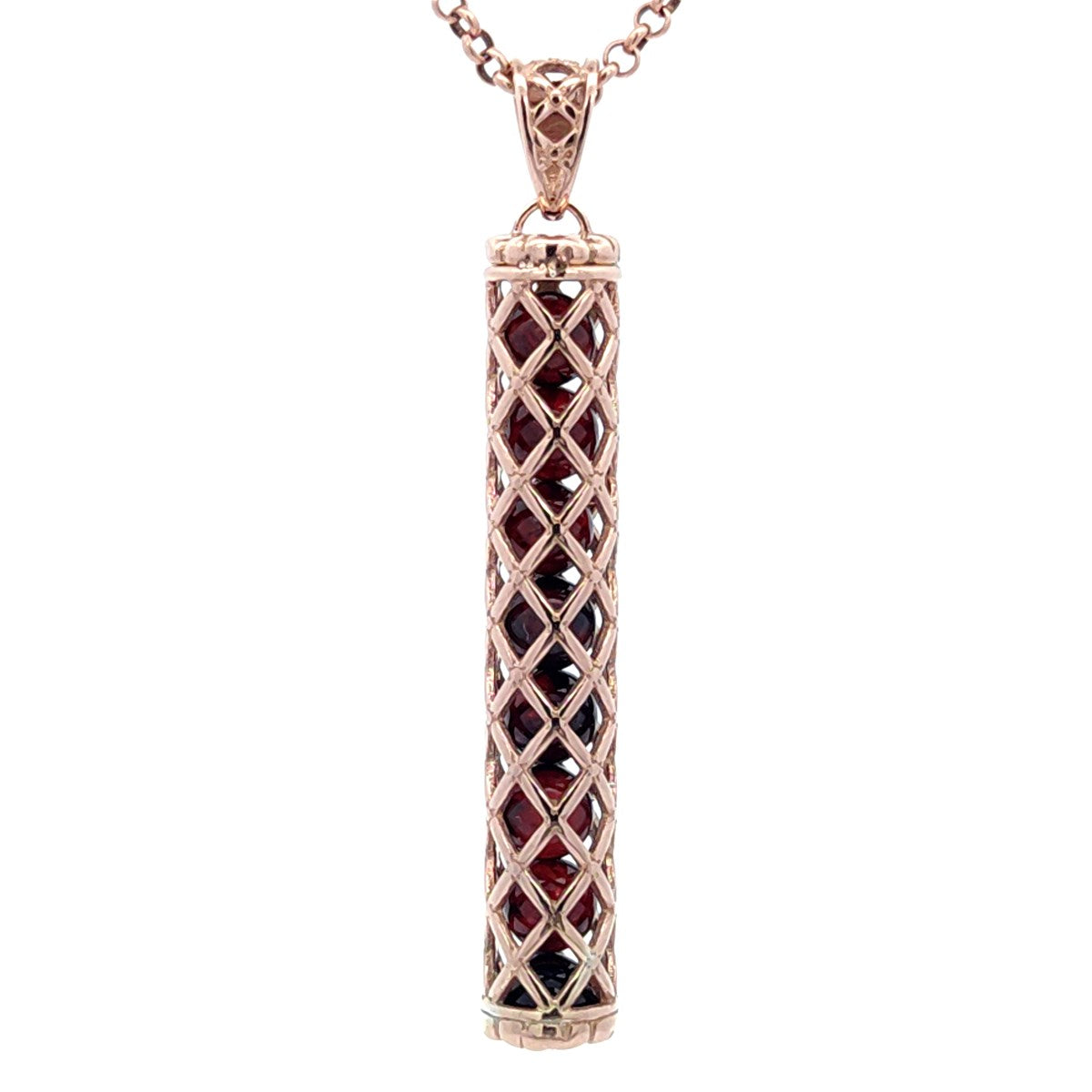 Ball Cognac Amber Silver Pendant — DARVIN (Pre-Order)