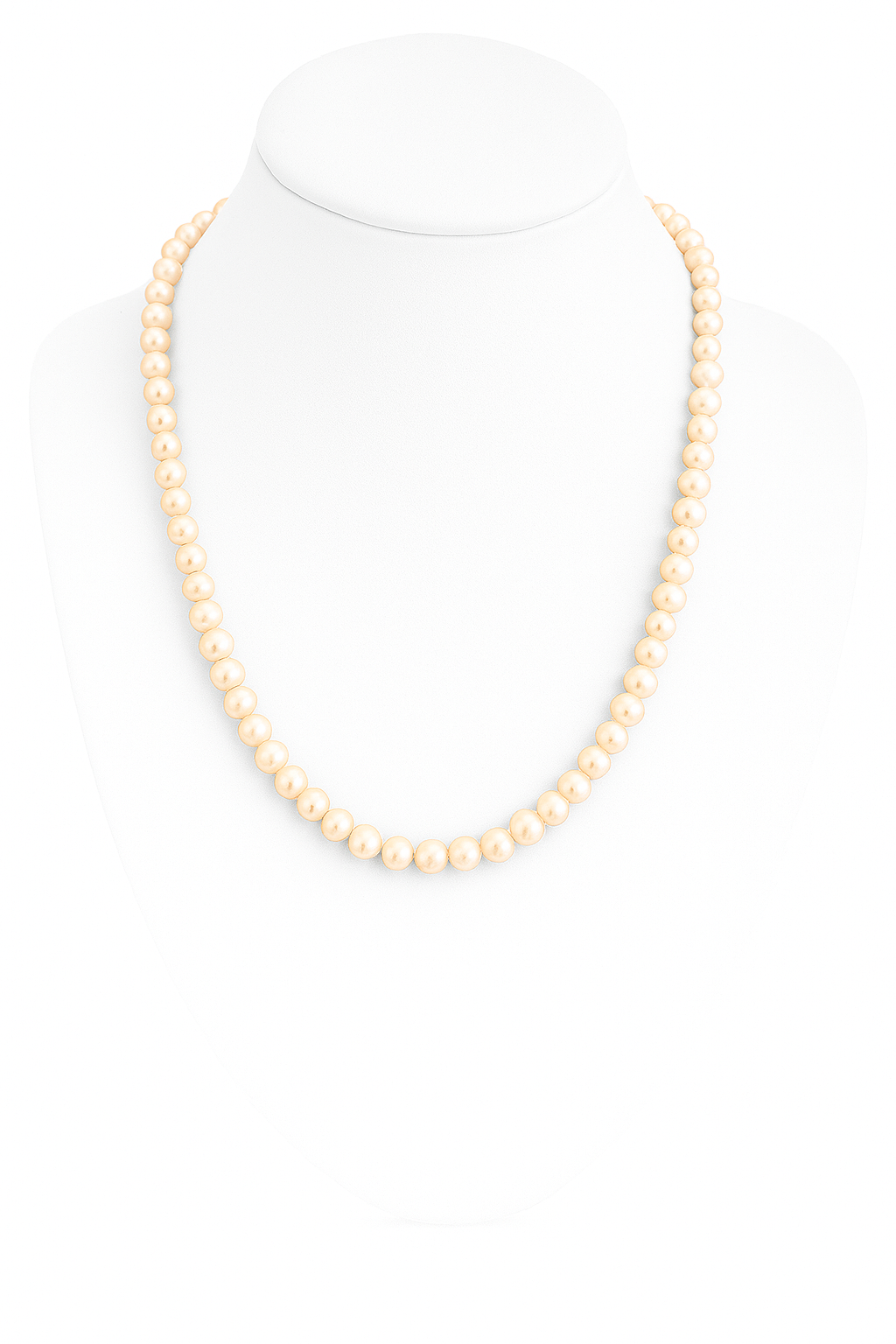 Blush Elegance – Soft Pink Freshwater Pearl Necklace with Sterling Silver Clasp