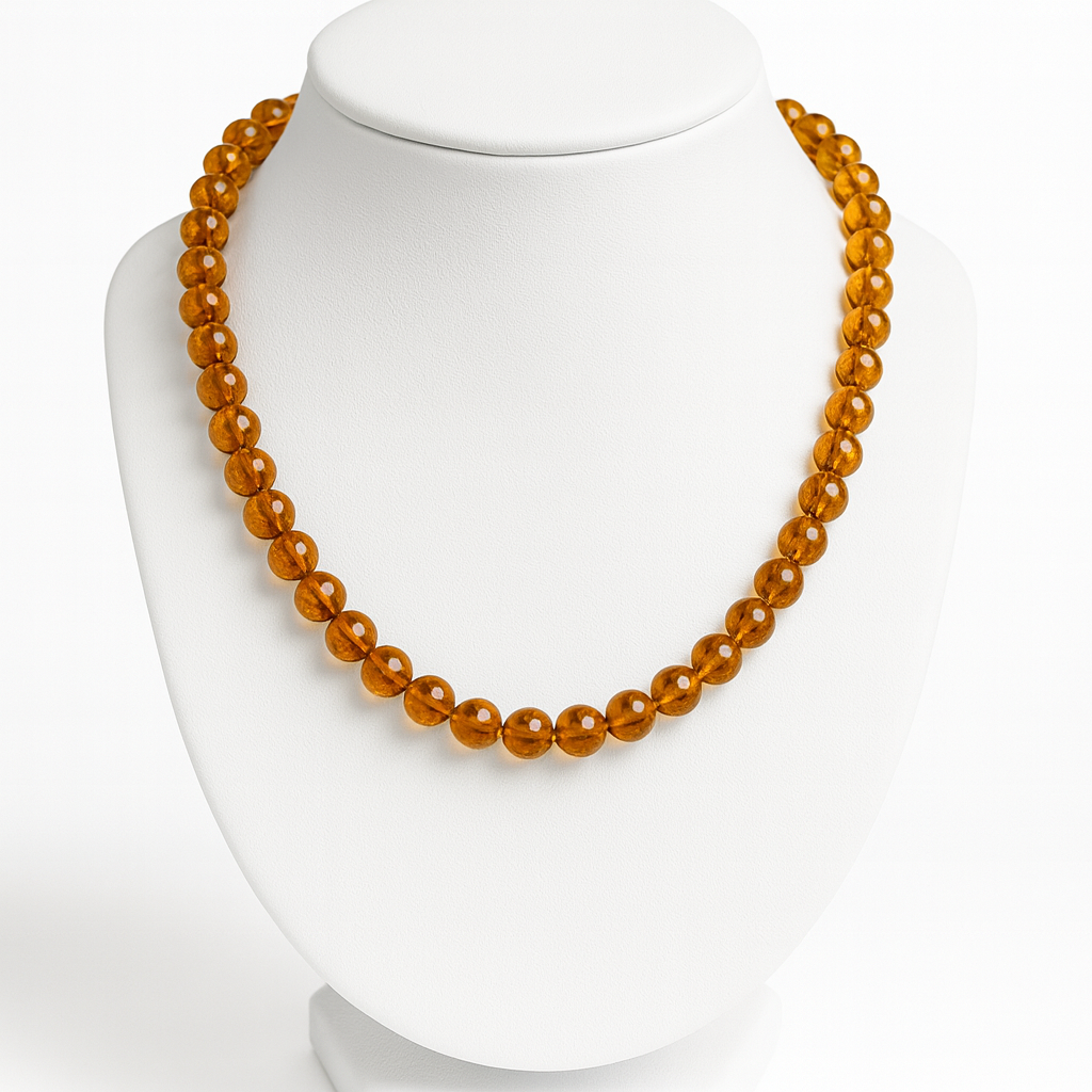 Ожерелье из натурального балтийского янтаря