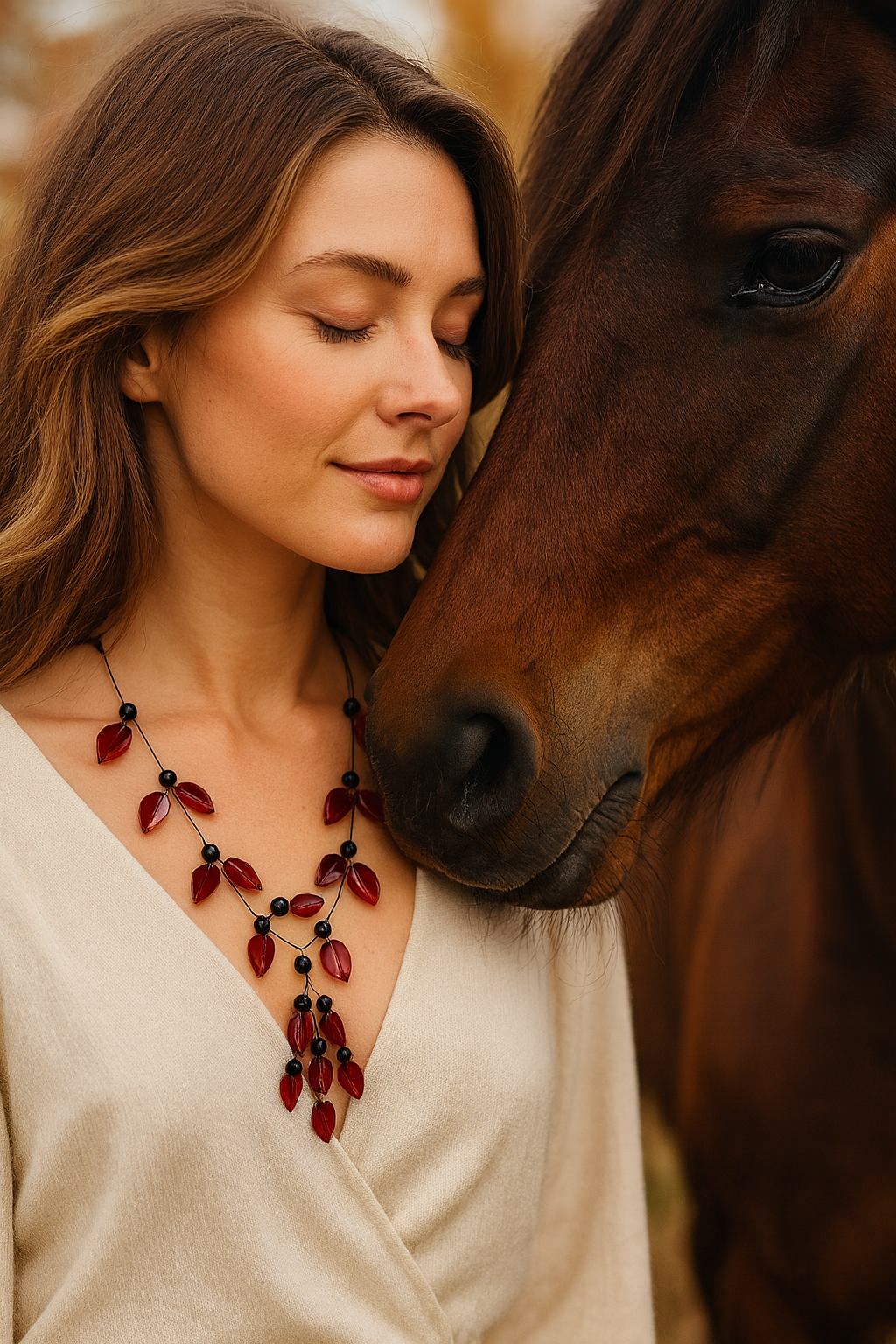 שרשרת מפל עלים קריביים