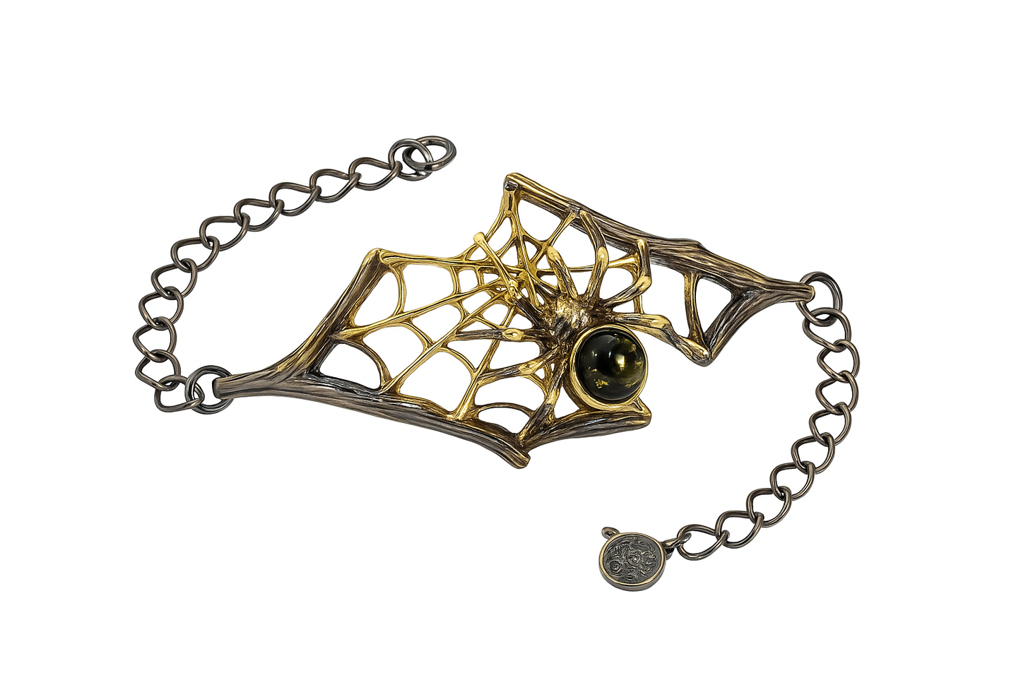 Amber Spider Bracelet