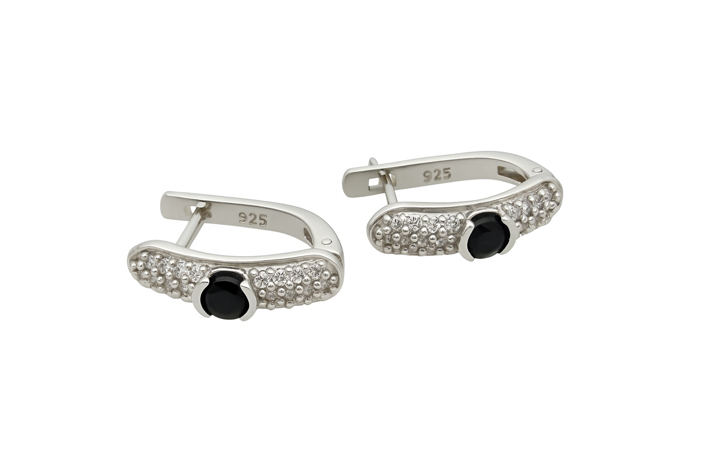 Eternal Black Sapphire Earrings