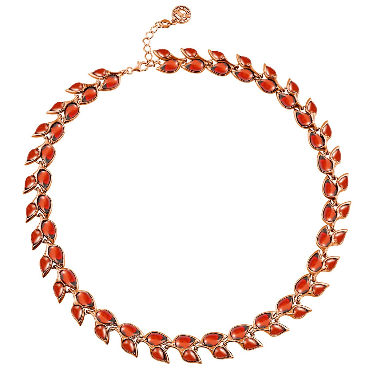 Teardrop Cognac Amber Silver Necklace — DARVIN (Pre-Order)