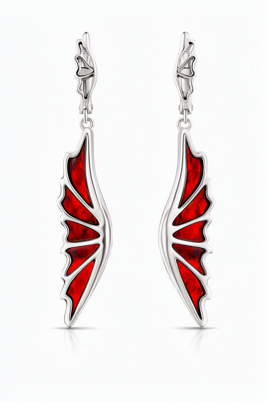 Cognac Amber Silver Earrings — DARVIN (Pre-Order)