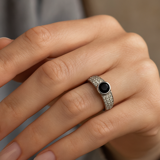 Eternal Black Sapphire Ring