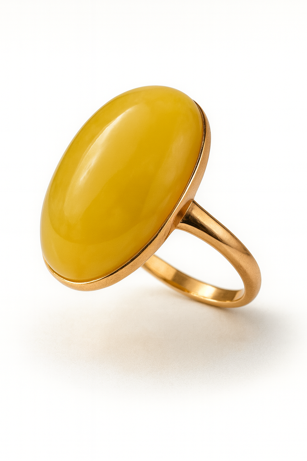 Honey Amber Royal Bloom Ring