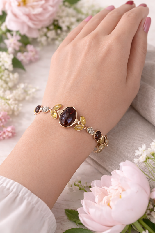 Amber Dreamcatcher Ring — dream Catcher