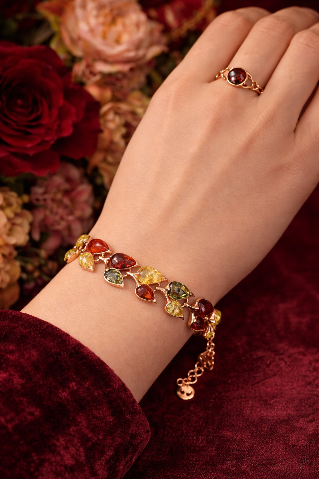 Amber Branch bracelet