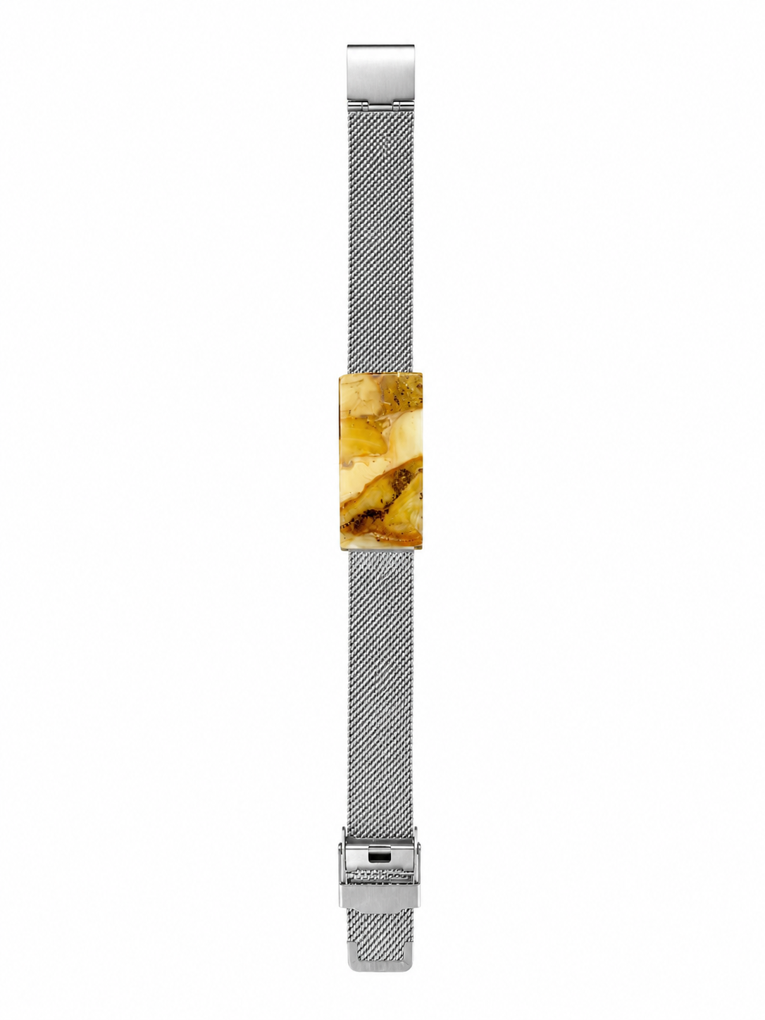 Men's Baltic Amber Steel Bracelet – Baltic Gentleman Ivory