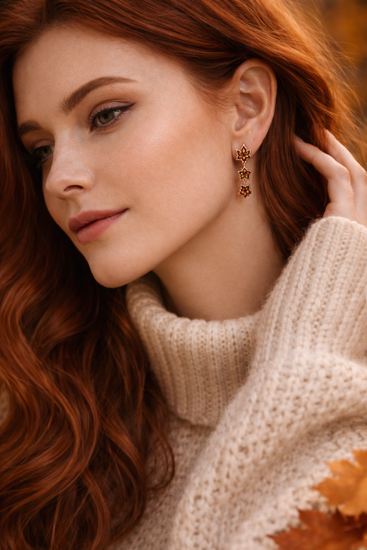 Autumn “Maple” Glow Earrings