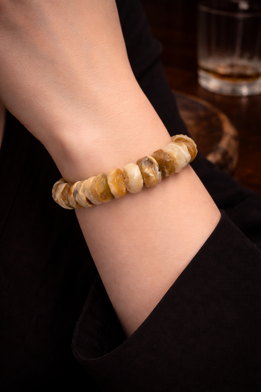 Brutal Collection Natural Baltic Amber Bracelet
