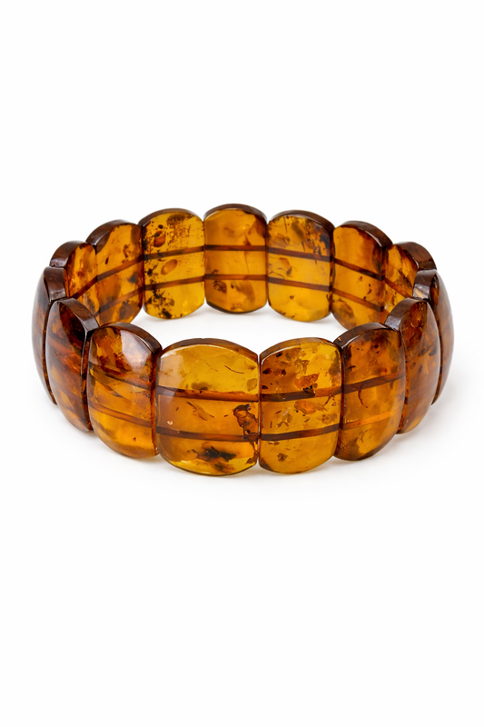 Classic Amber Bracelet – Baltic Amber | Handmade
